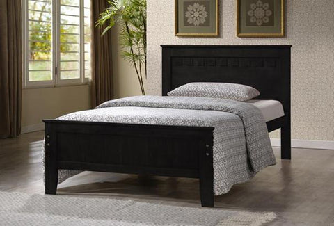Milton Cappuccino Twin Platform Bed