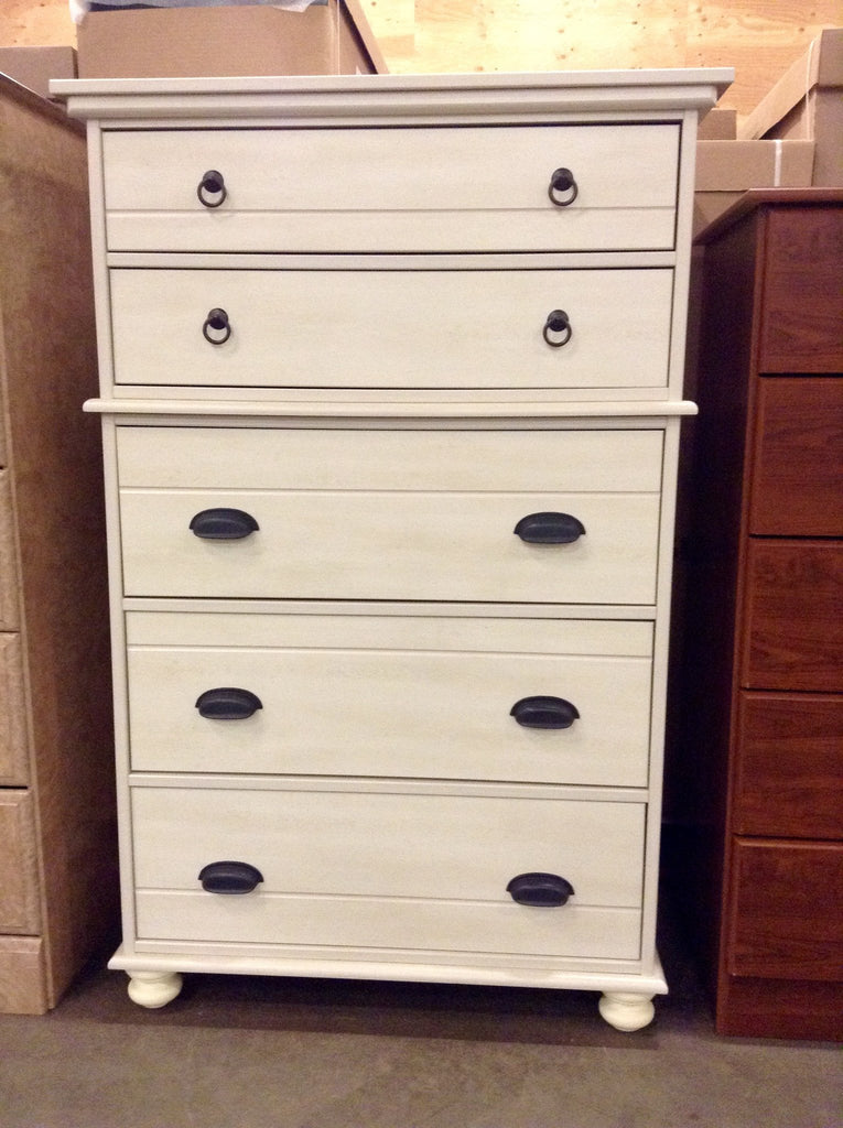 Echo Bay 5 Drawer Chest - Weathered White