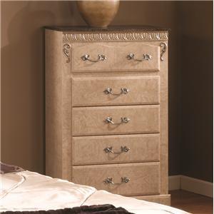Kenosha 5 Drawer Chest - Stone