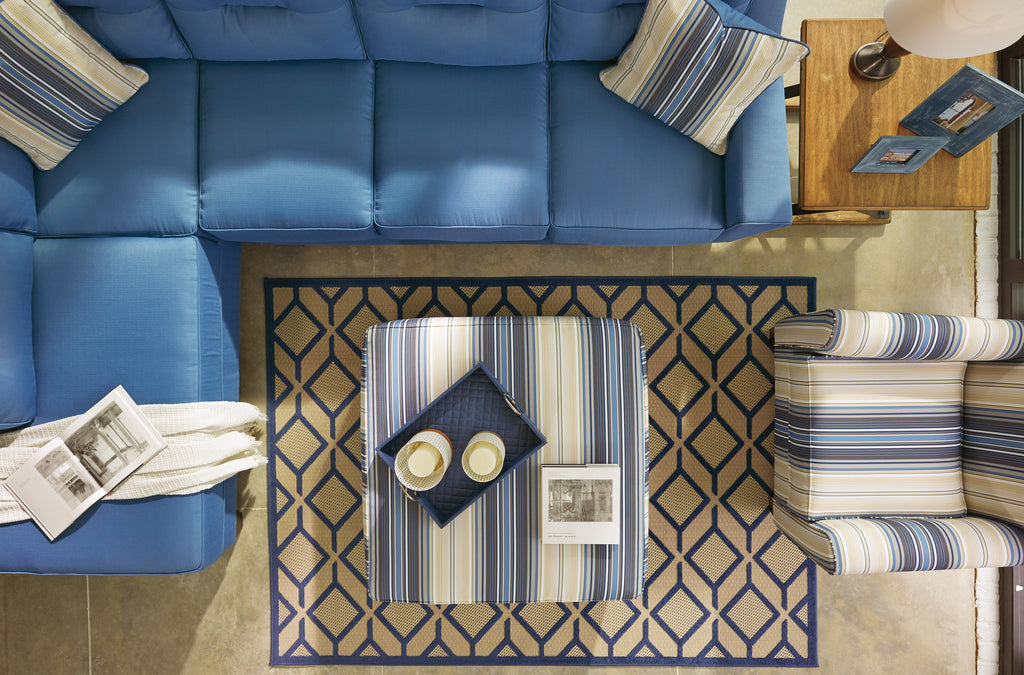 Ayanna Nuvella Oversized Accent Ottoman in 3 Fabrics