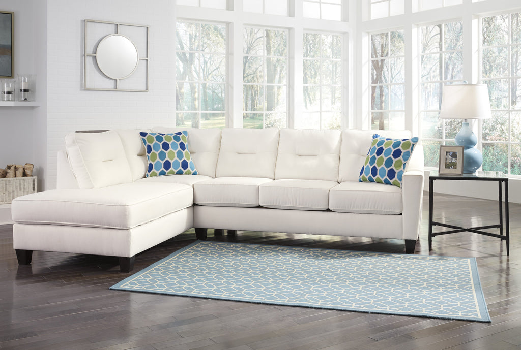Kirwin Nuvella Sofa Chaise in 3 Colors