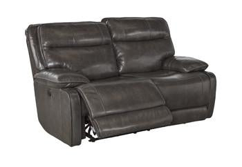 Palladum Power Reclining Leather Loveseat