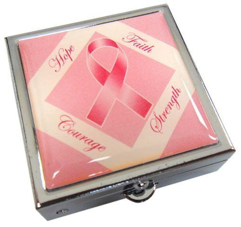 Breast Cancer Pink Pill Box