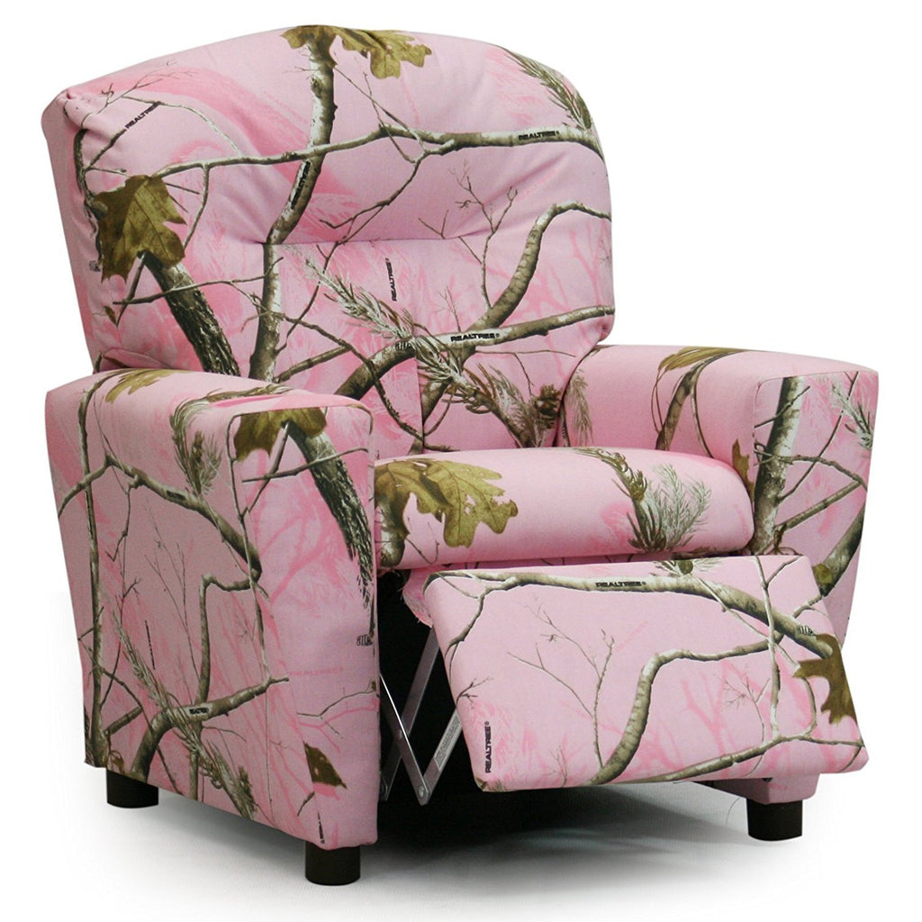 Realtree Pink Camo Kid's Recliner