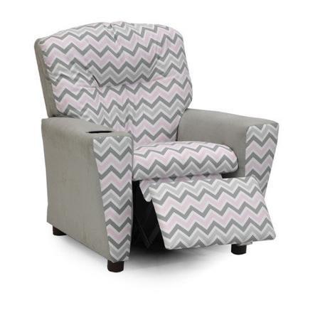 Mixy Zoom Zoom Bella Storm/Silver Kid's Recliner