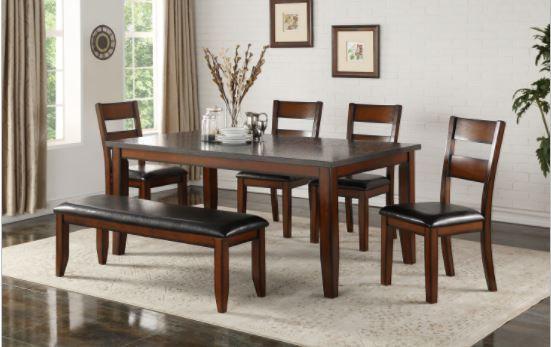 Rockport Collection / 6PC or 7PC Rectangle Standard Height Set