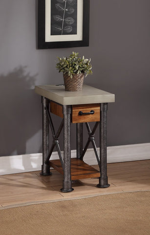 Steampunk Drawer Side Table