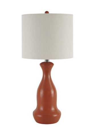 Stellina Orange Lamp Pair