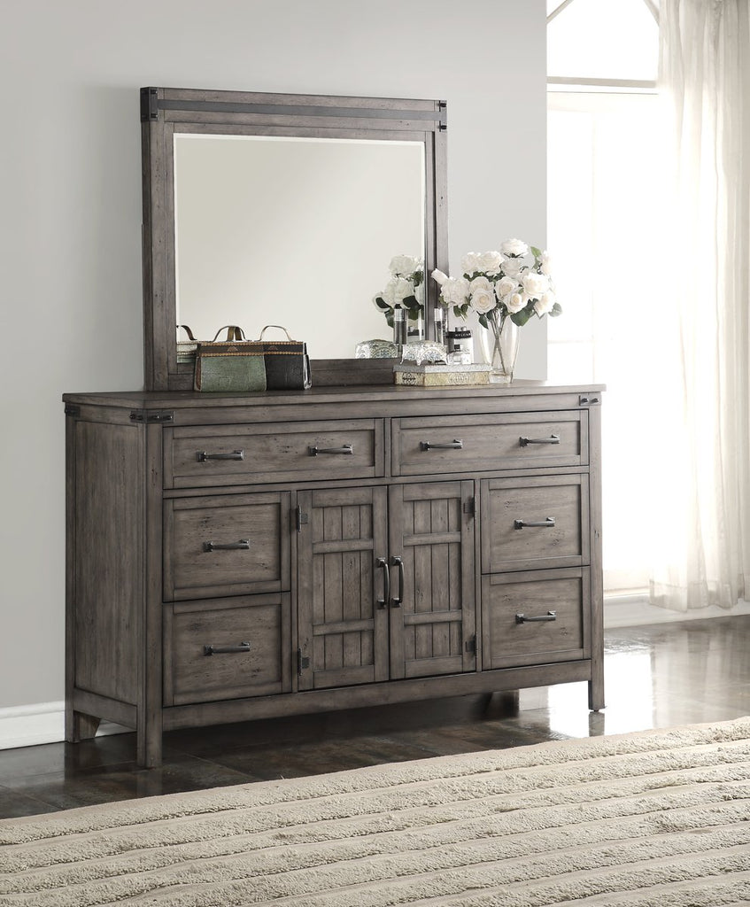 Storehouse 6 Drawer Dresser & Mirror