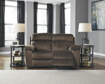 Uhland Power Reclining Loveseat with Adjustable Headrest in 2 Colors