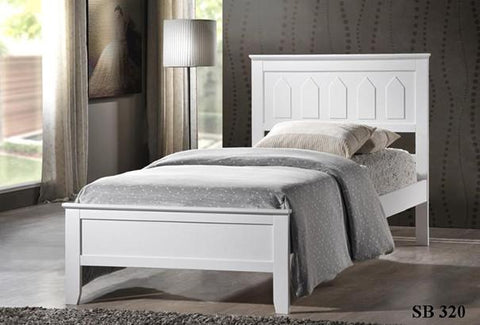 Milton Panel Platform Bed in 2 Finishes